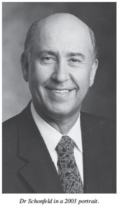 Dr Mark Schonfeld, 2003