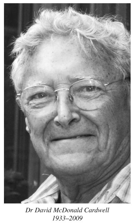 Dr David McDonald Cardwell